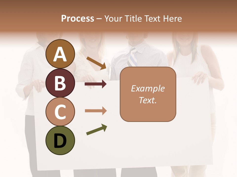 White People Team PowerPoint Template