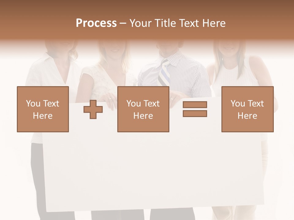 White People Team PowerPoint Template