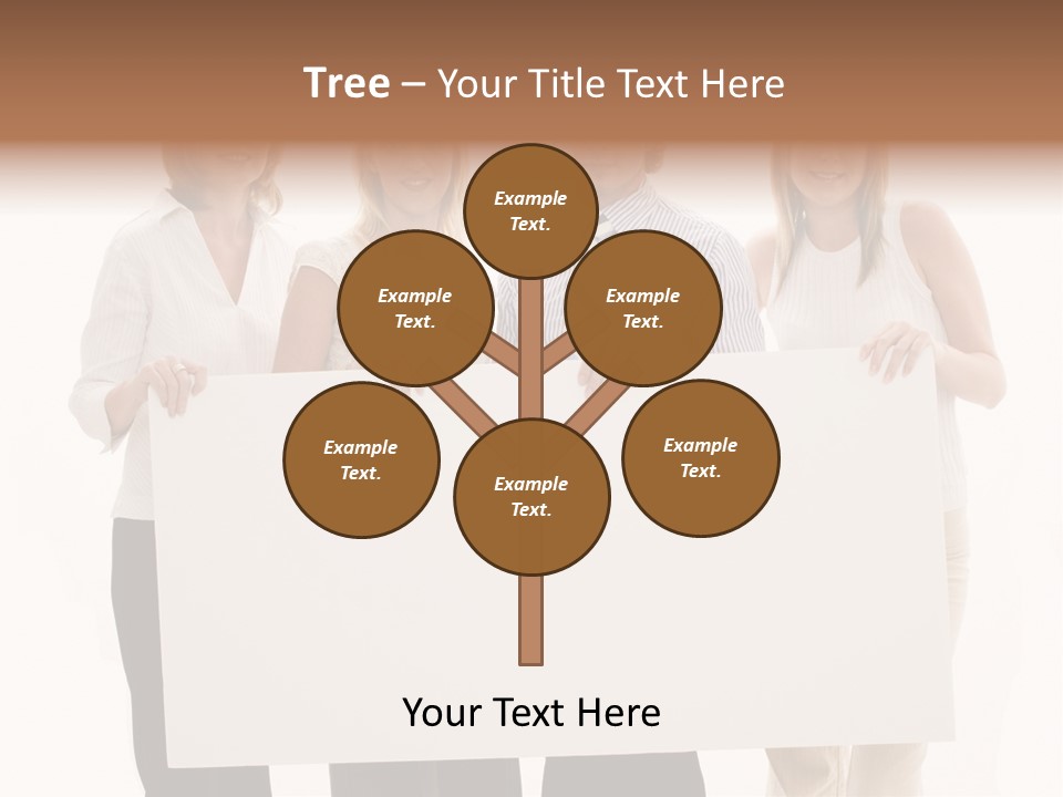 White People Team PowerPoint Template