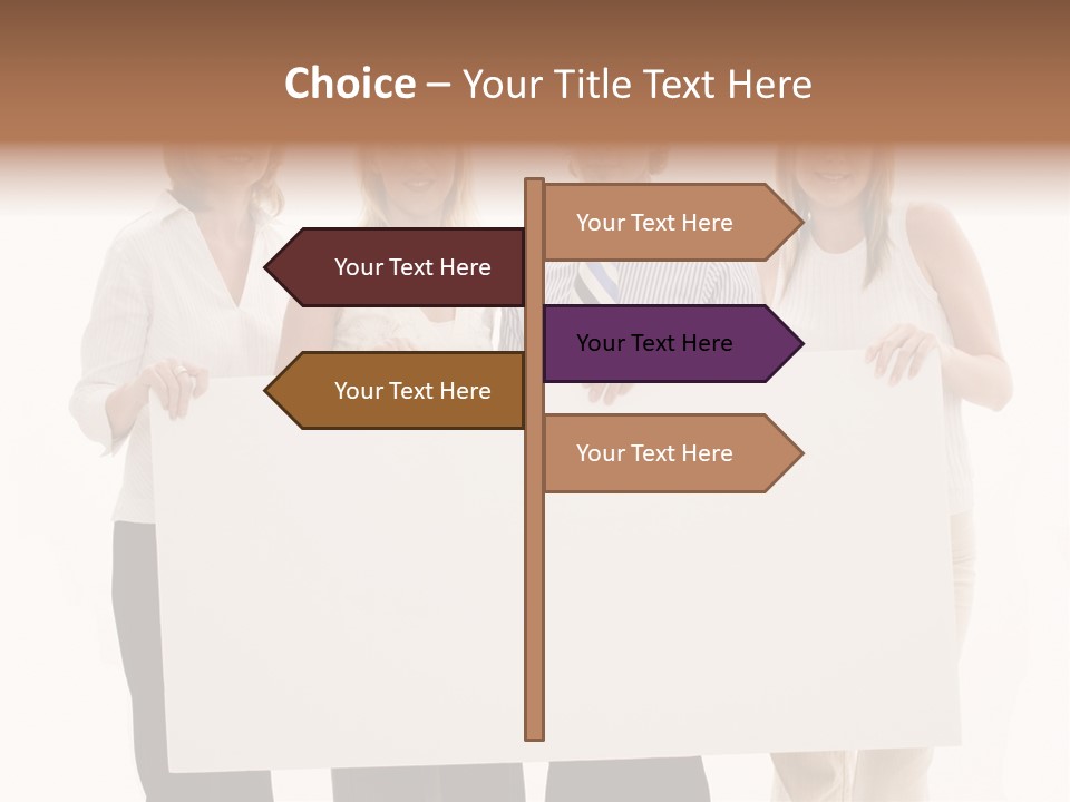 White People Team PowerPoint Template