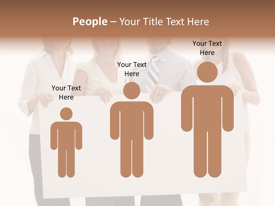 White People Team PowerPoint Template