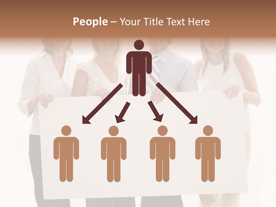 White People Team PowerPoint Template