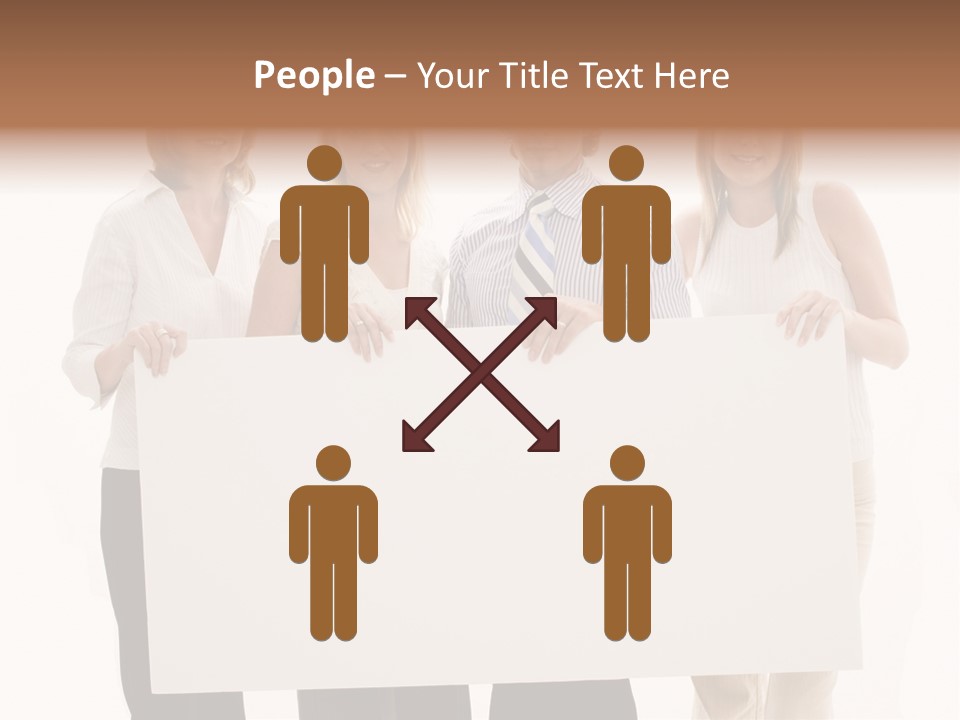 White People Team PowerPoint Template