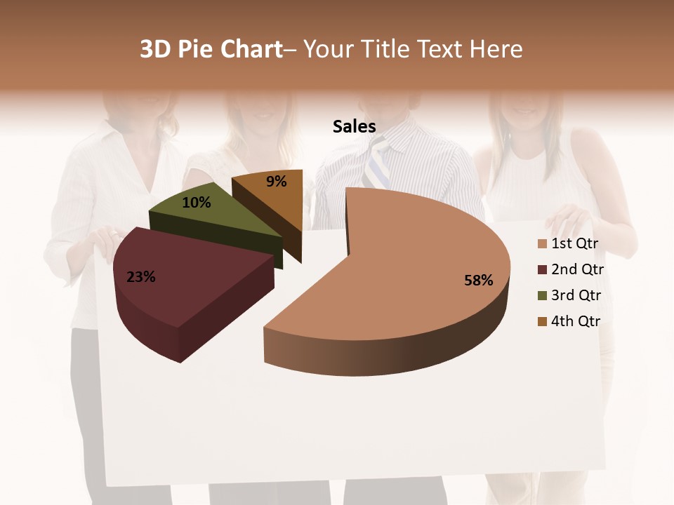 White People Team PowerPoint Template