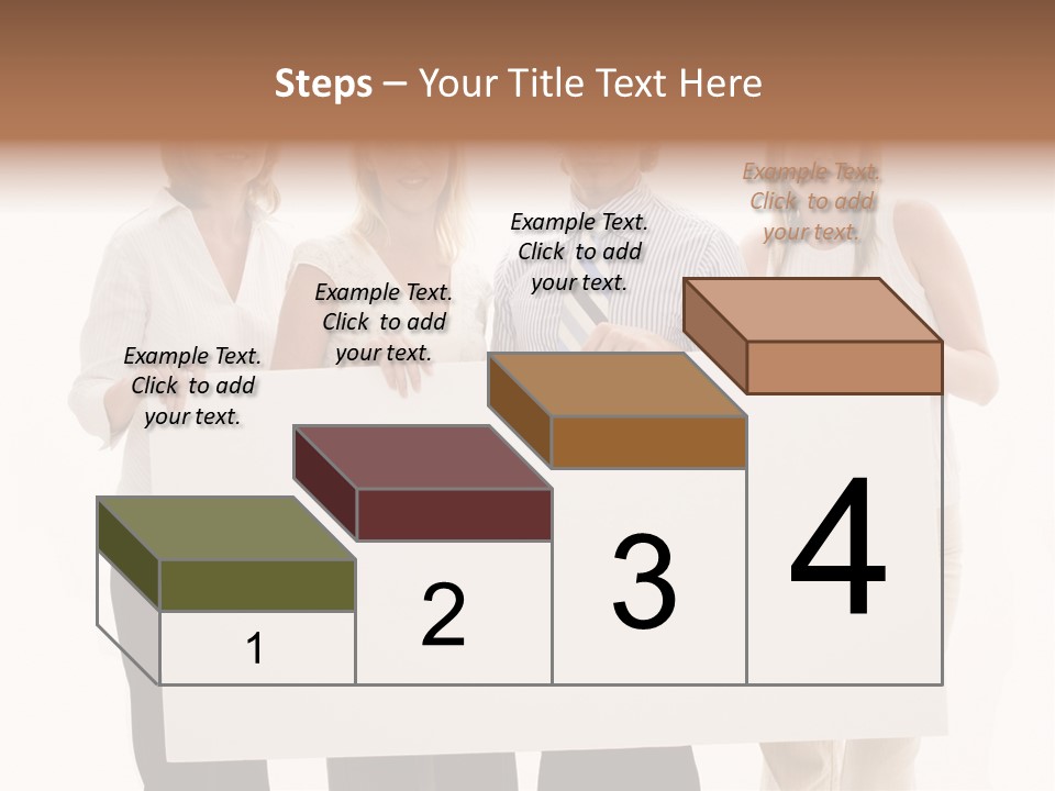 White People Team PowerPoint Template