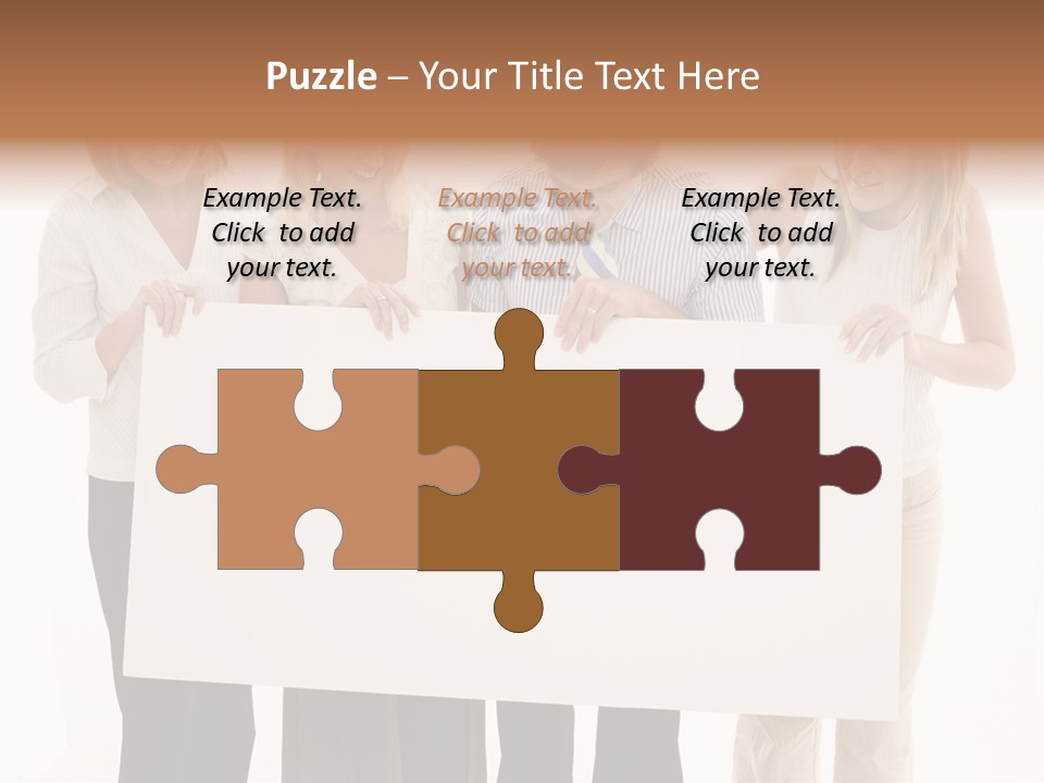 Four Happy Male PowerPoint Template