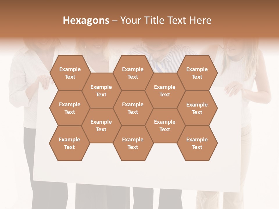 Four Happy Male PowerPoint Template