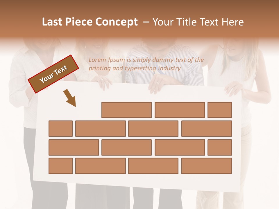 Four Happy Male PowerPoint Template