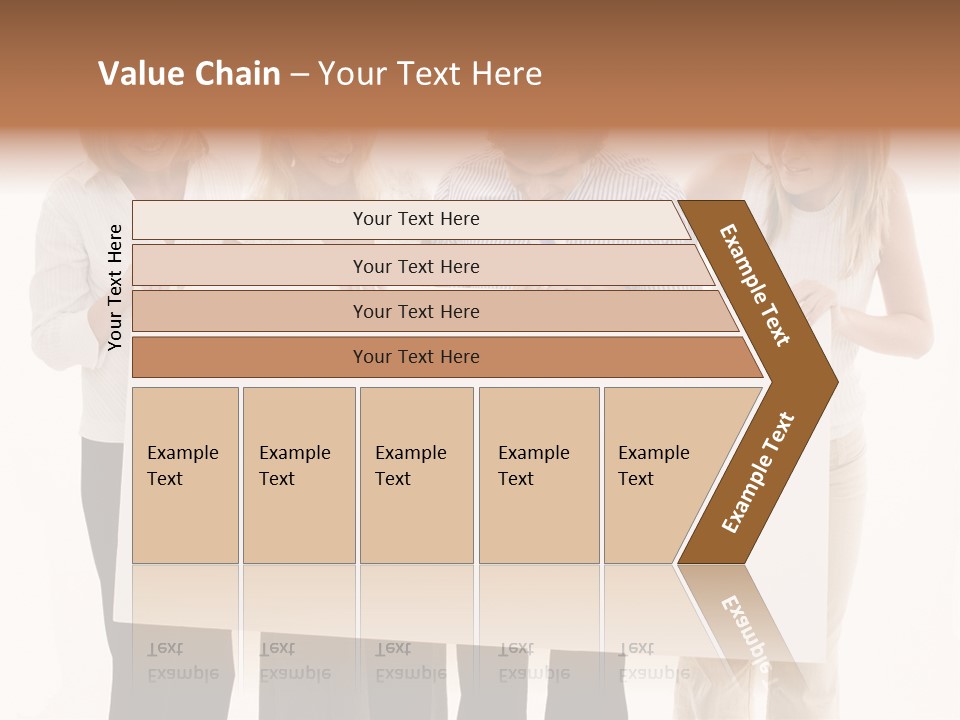 Four Happy Male PowerPoint Template