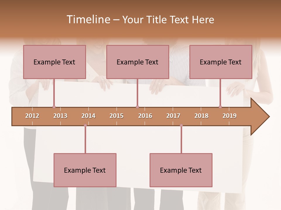 Four Happy Male PowerPoint Template