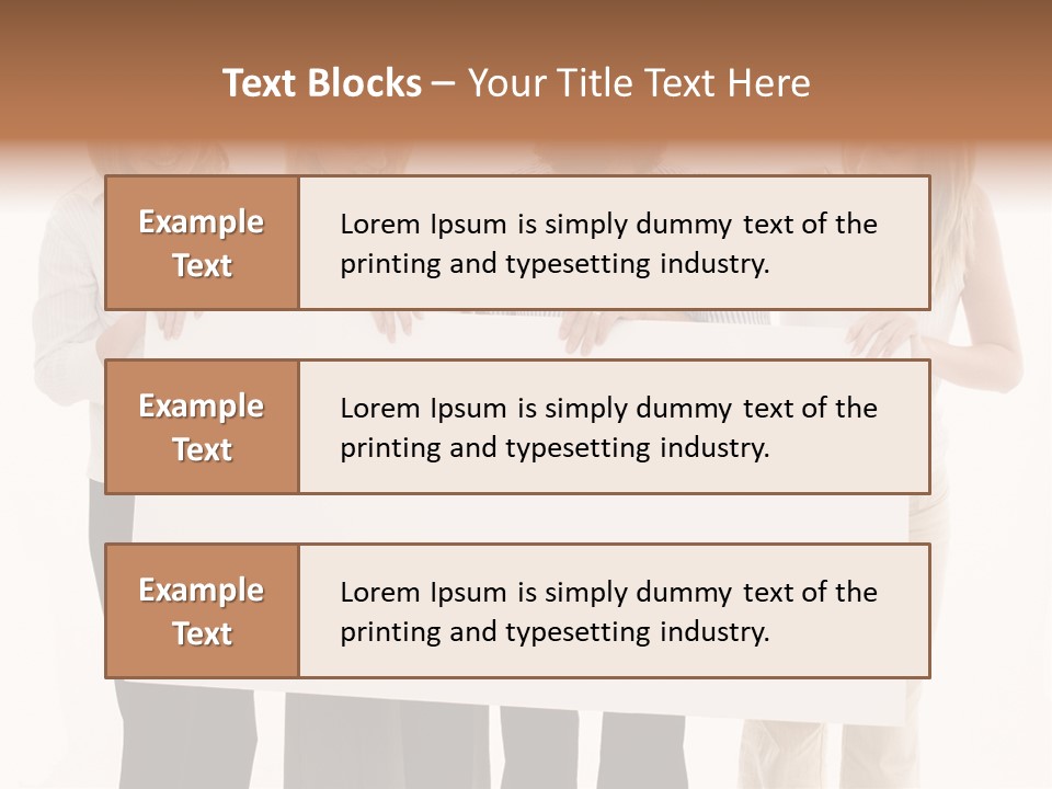Four Happy Male PowerPoint Template