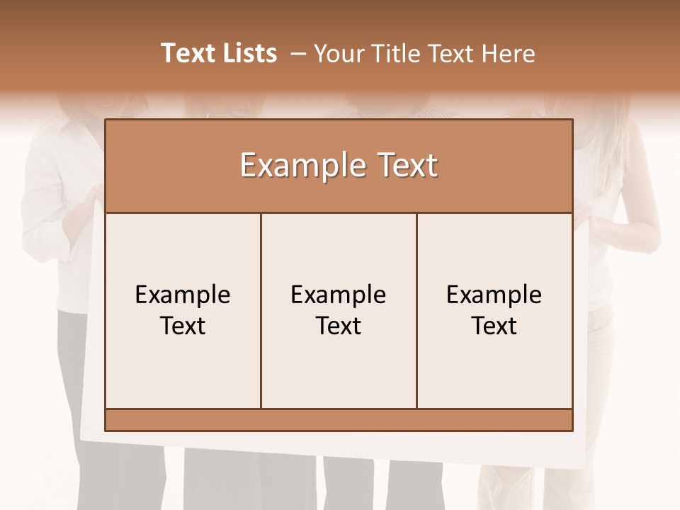 Four Happy Male PowerPoint Template