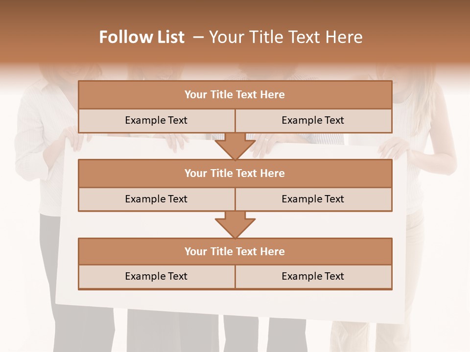 Four Happy Male PowerPoint Template