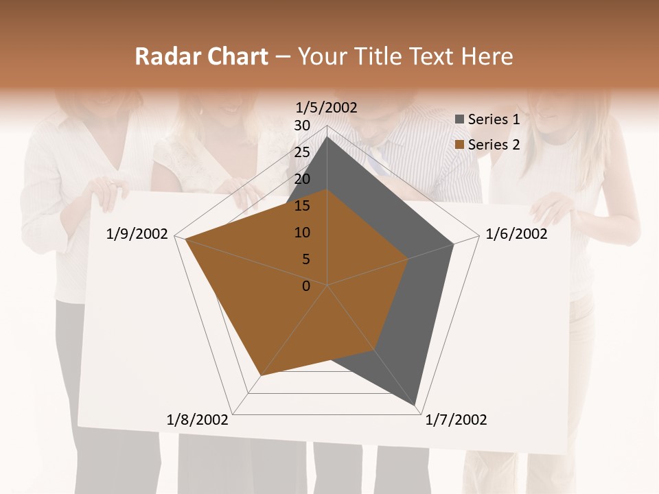 Four Happy Male PowerPoint Template
