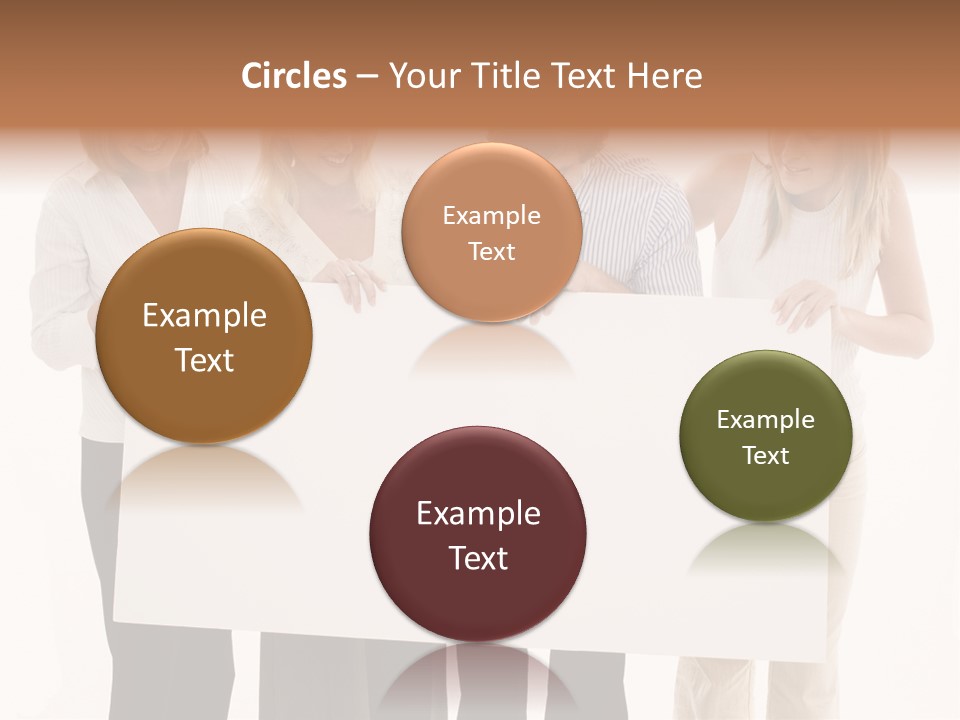 Four Happy Male PowerPoint Template