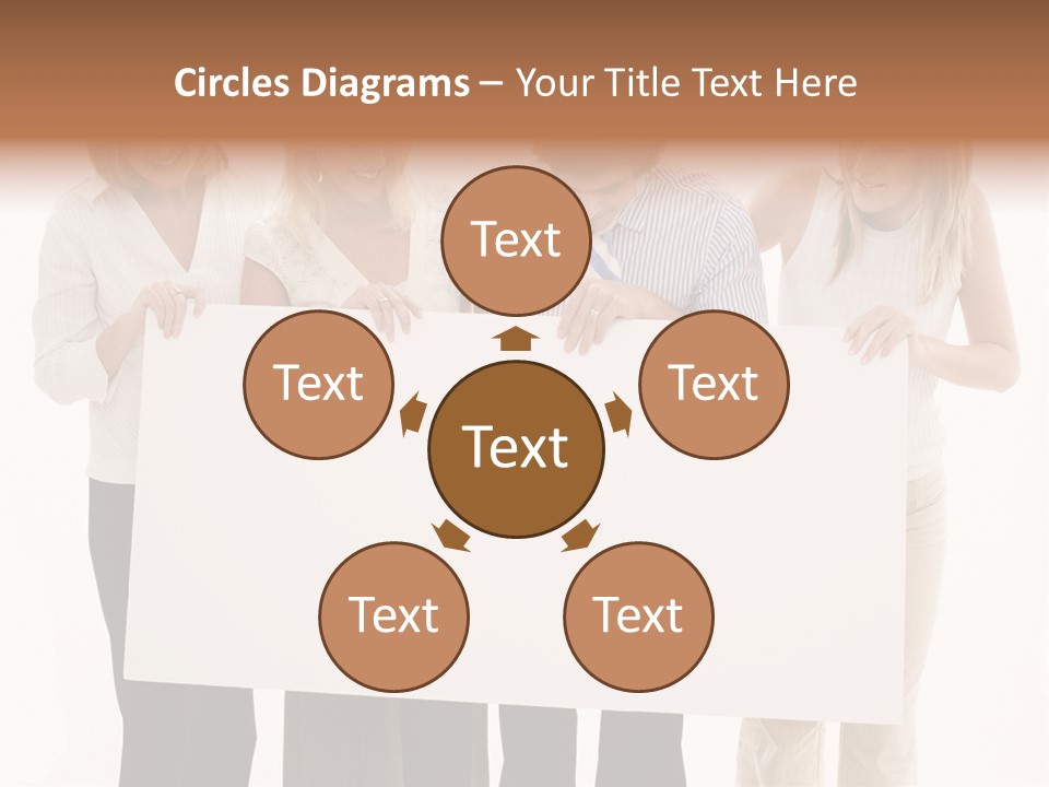 Four Happy Male PowerPoint Template