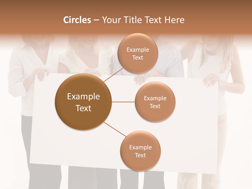 Four Happy Male PowerPoint Template