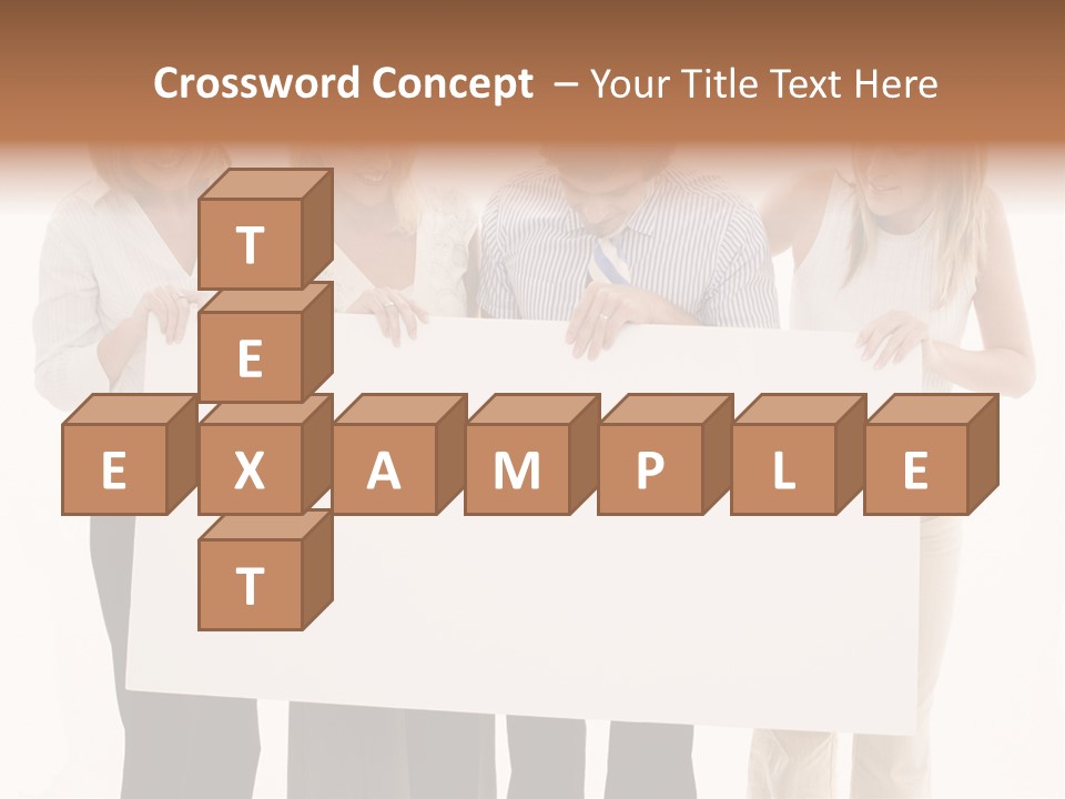 Four Happy Male PowerPoint Template