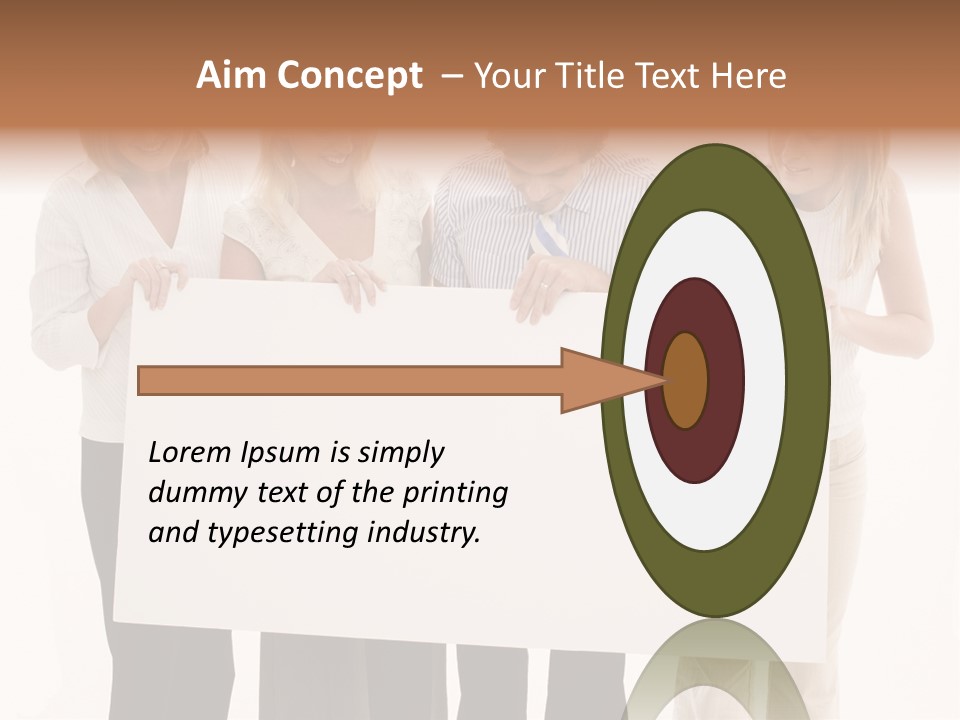 Four Happy Male PowerPoint Template