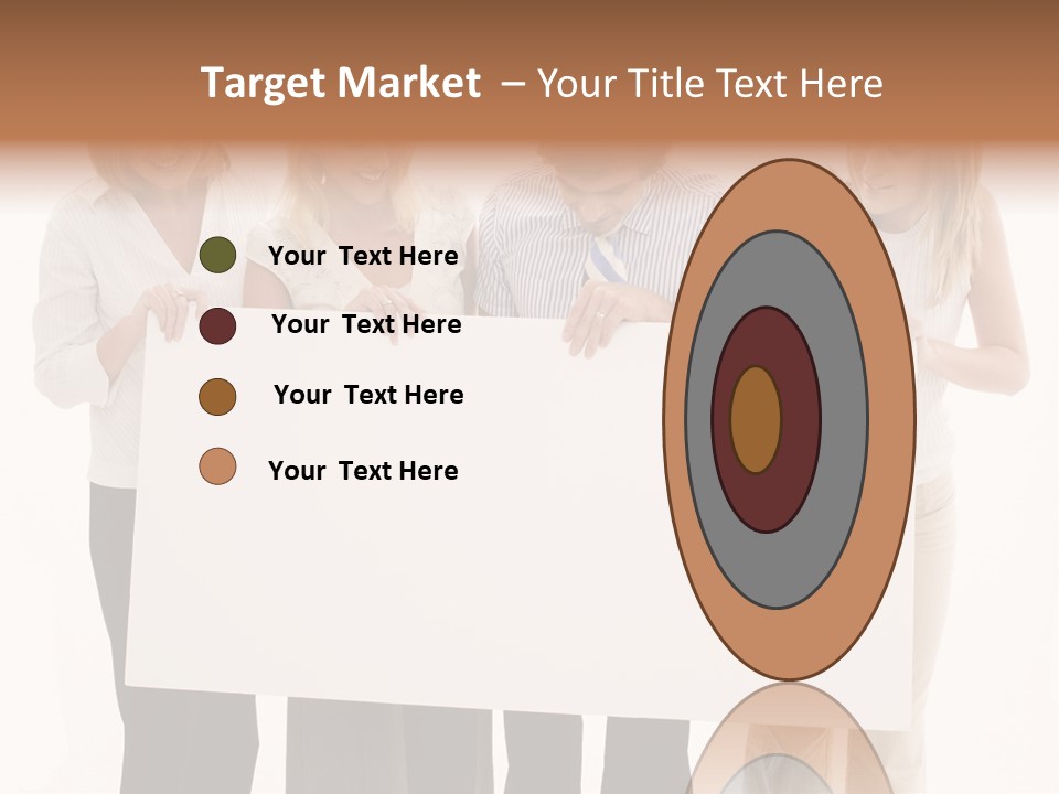 Four Happy Male PowerPoint Template