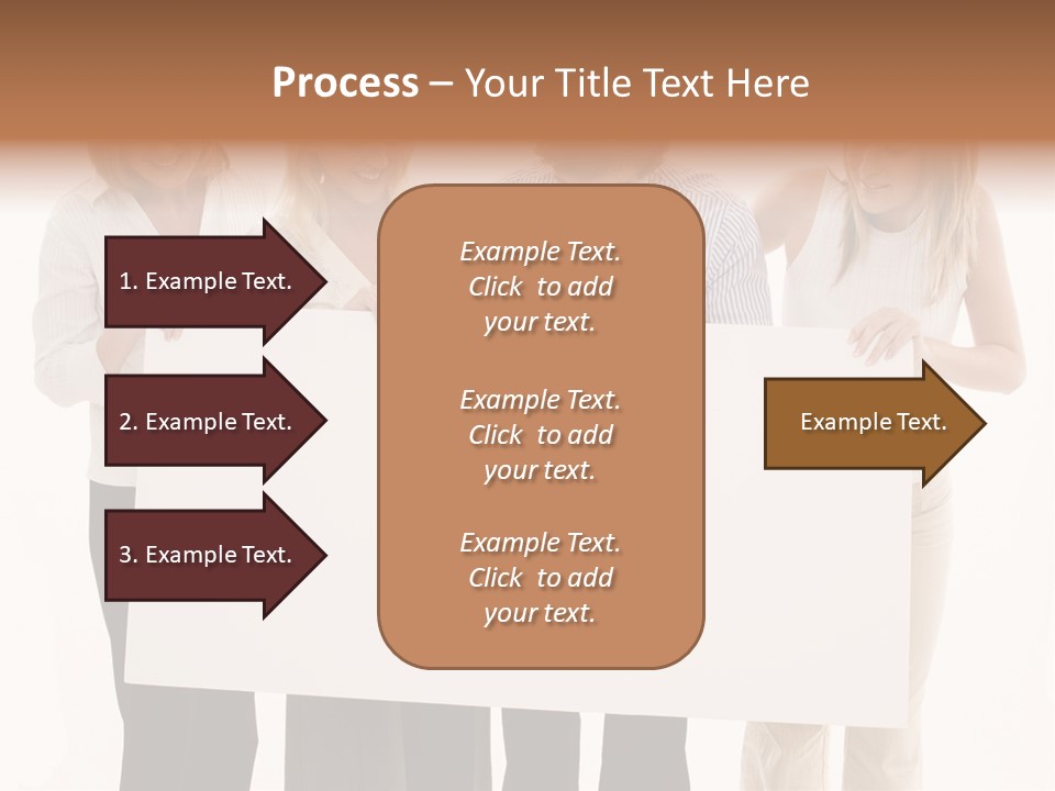 Four Happy Male PowerPoint Template