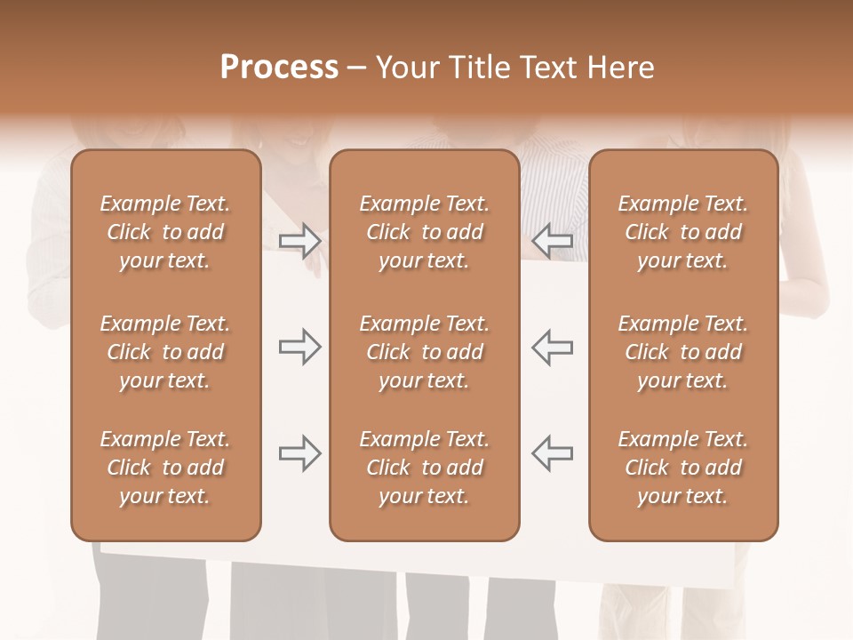 Four Happy Male PowerPoint Template