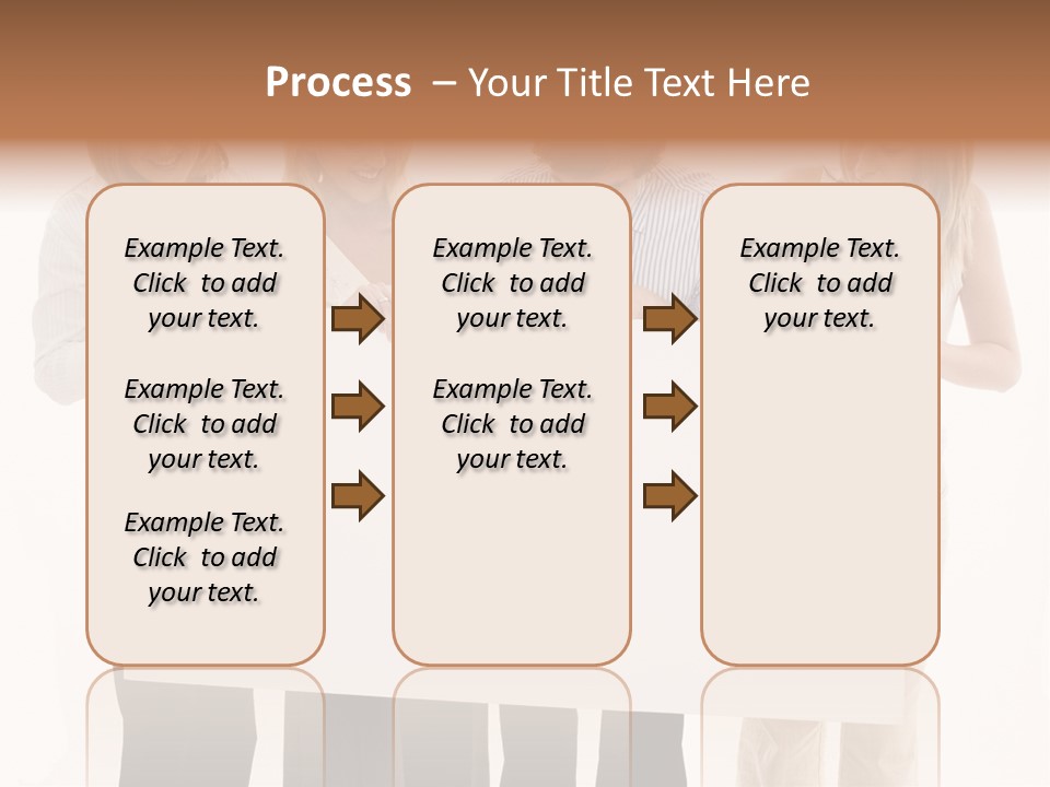 Four Happy Male PowerPoint Template