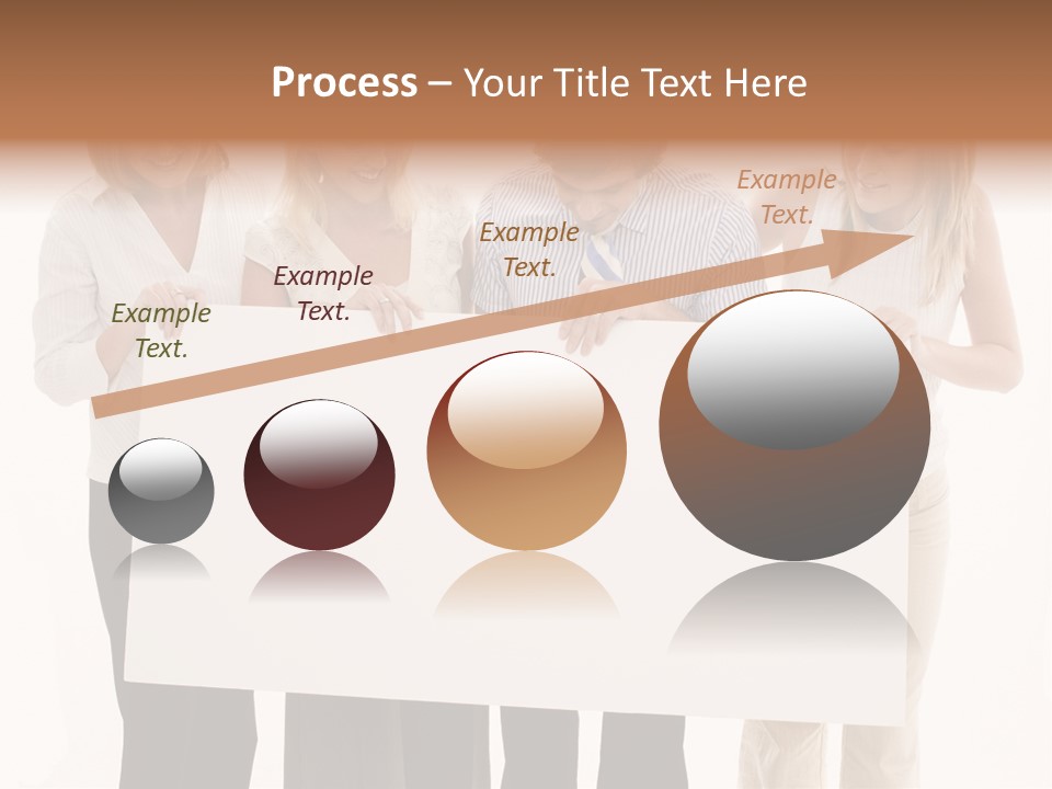 Four Happy Male PowerPoint Template