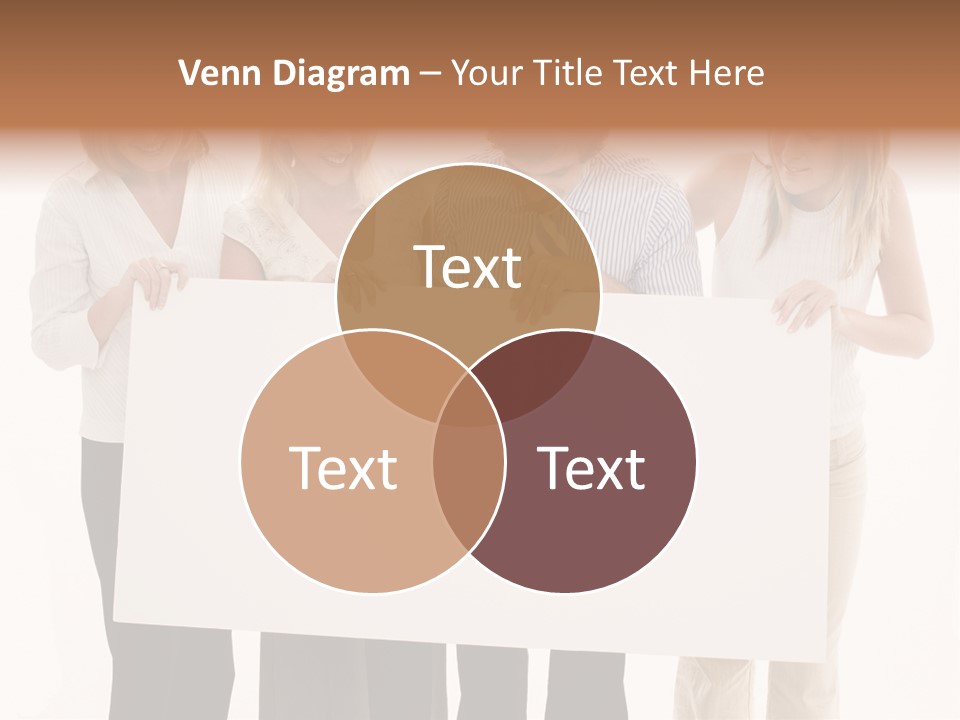 Four Happy Male PowerPoint Template