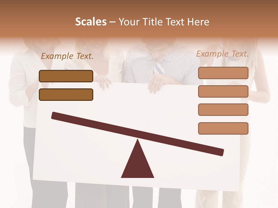 Four Happy Male PowerPoint Template