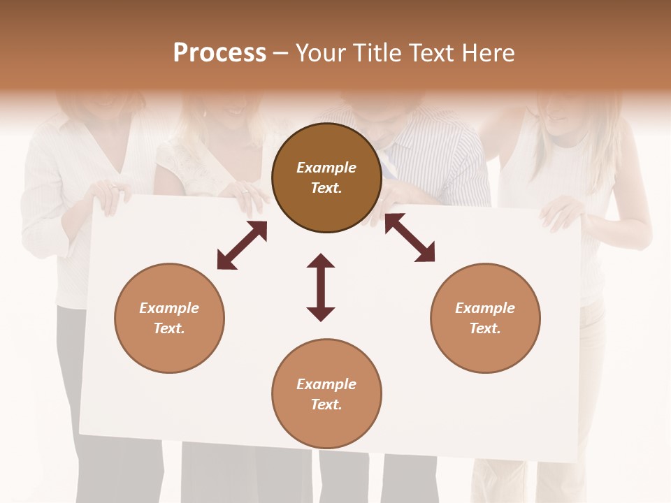 Four Happy Male PowerPoint Template