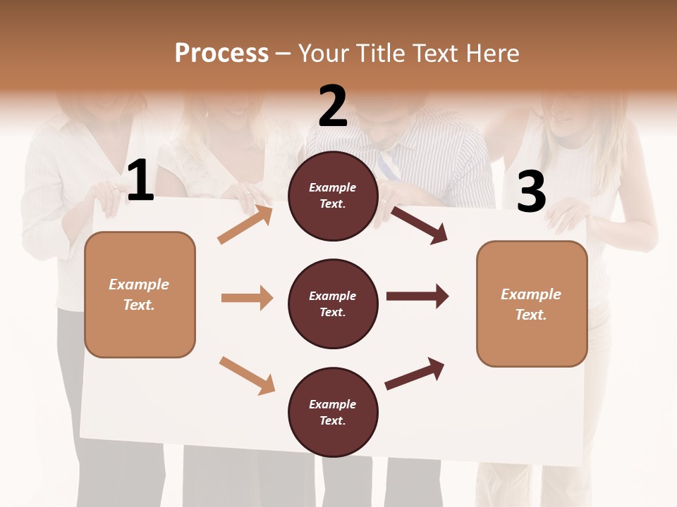 Four Happy Male PowerPoint Template