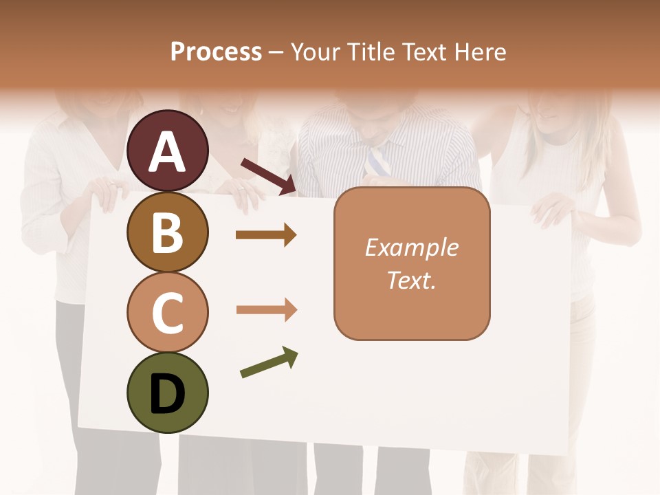 Four Happy Male PowerPoint Template