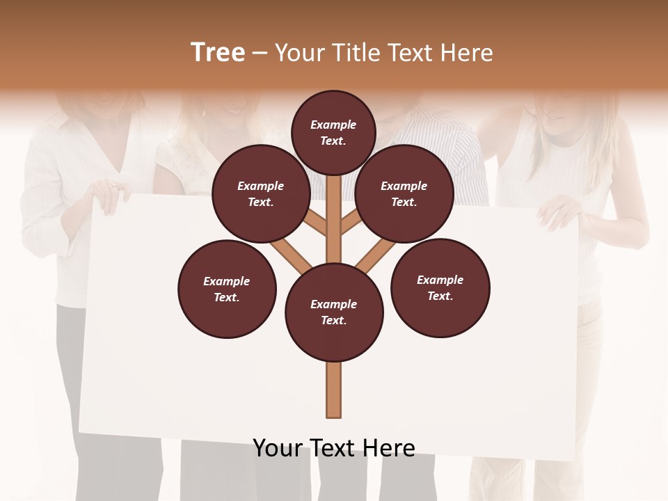 Four Happy Male PowerPoint Template