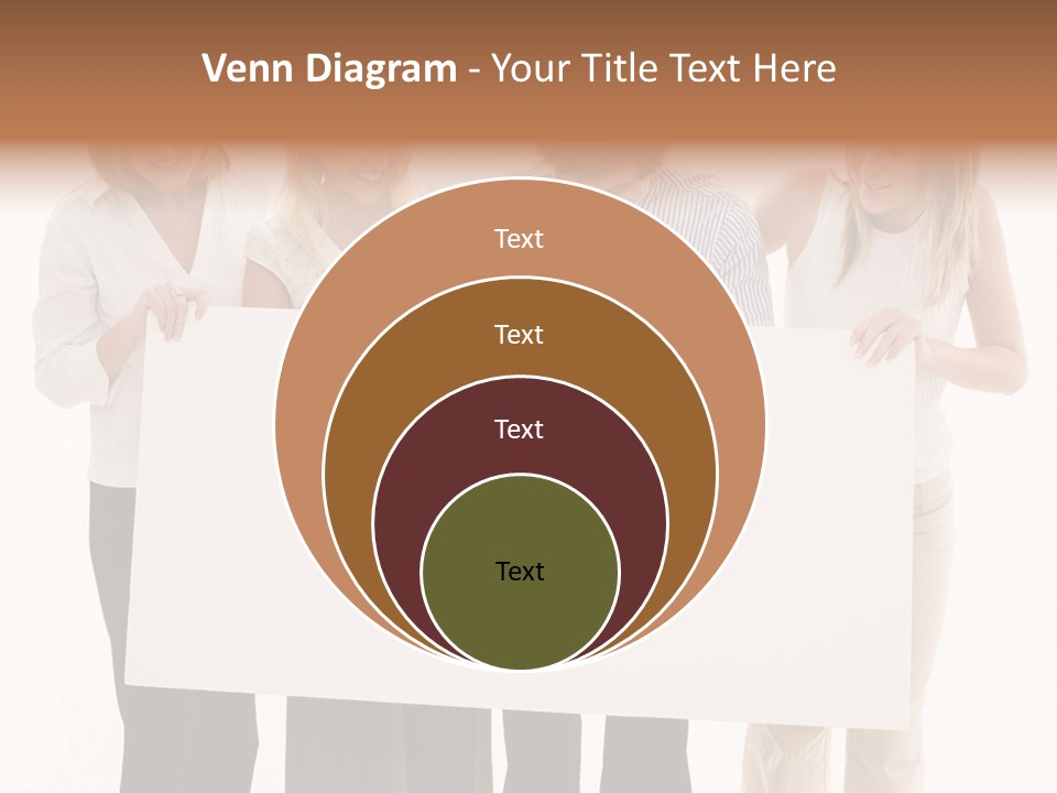 Four Happy Male PowerPoint Template
