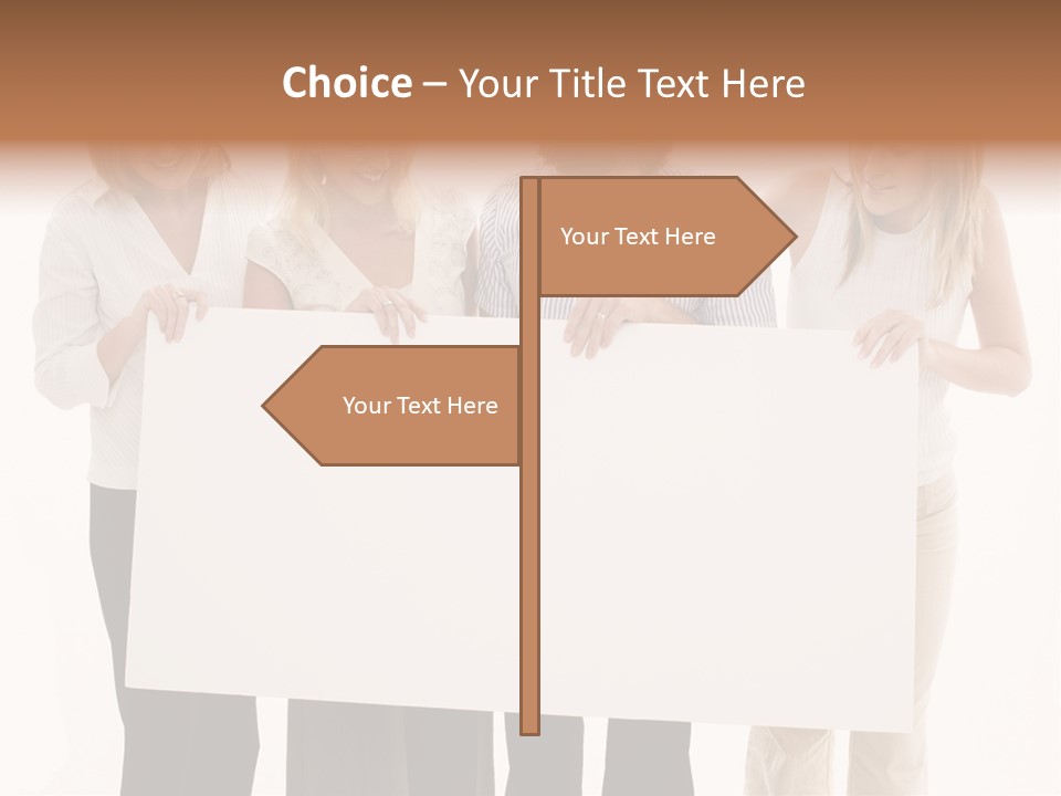 Four Happy Male PowerPoint Template