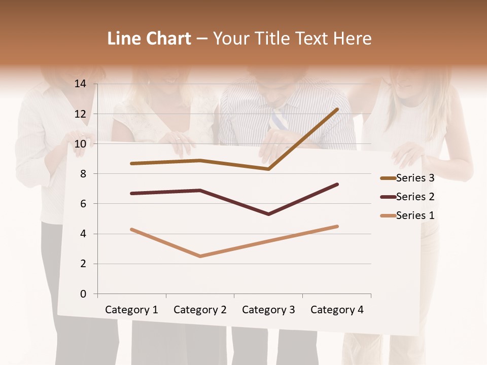 Four Happy Male PowerPoint Template