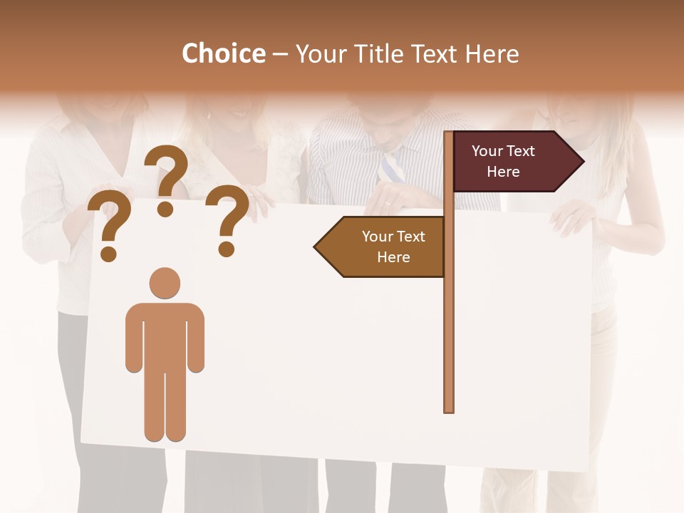 Four Happy Male PowerPoint Template