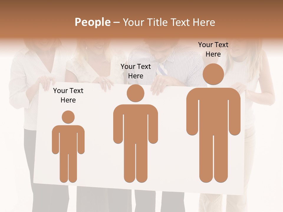 Four Happy Male PowerPoint Template