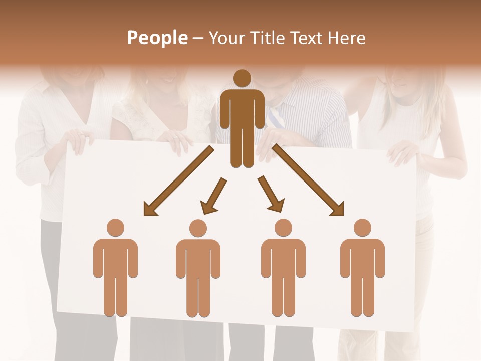 Four Happy Male PowerPoint Template