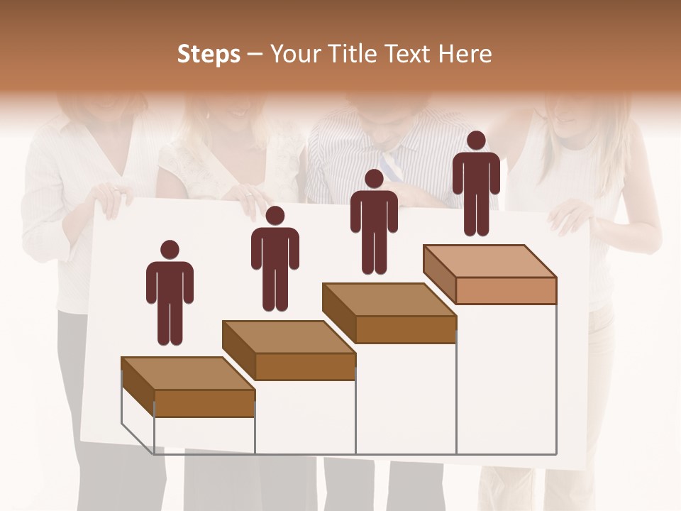 Four Happy Male PowerPoint Template