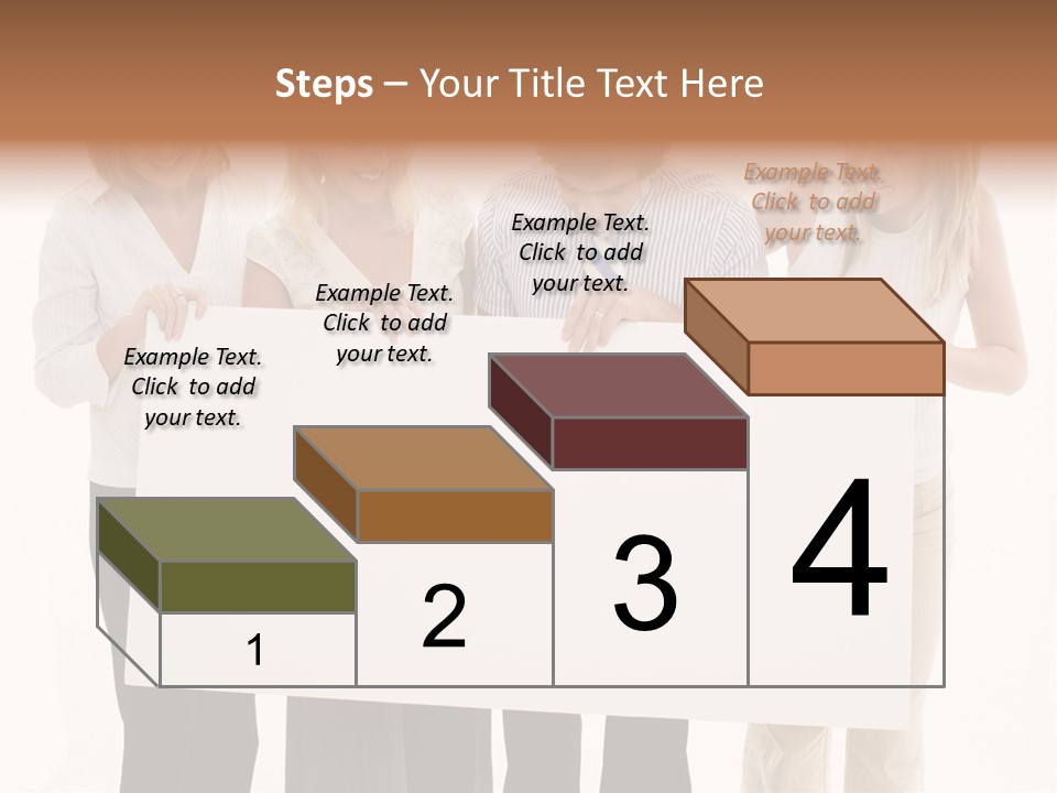 Four Happy Male PowerPoint Template