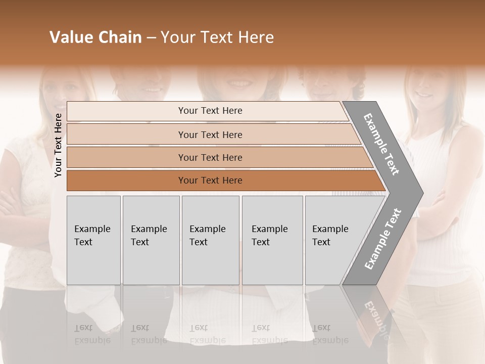 Man Smiling Together PowerPoint Template