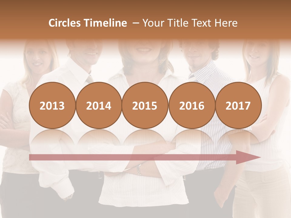 Man Smiling Together PowerPoint Template