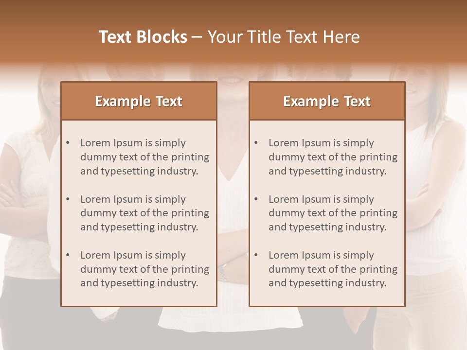 Man Smiling Together PowerPoint Template