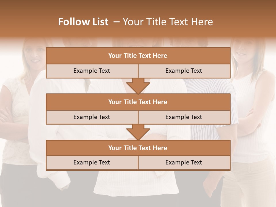 Man Smiling Together PowerPoint Template