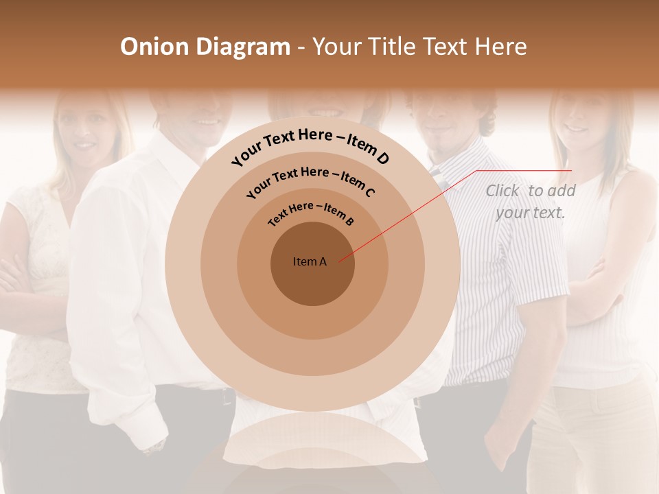Man Smiling Together PowerPoint Template