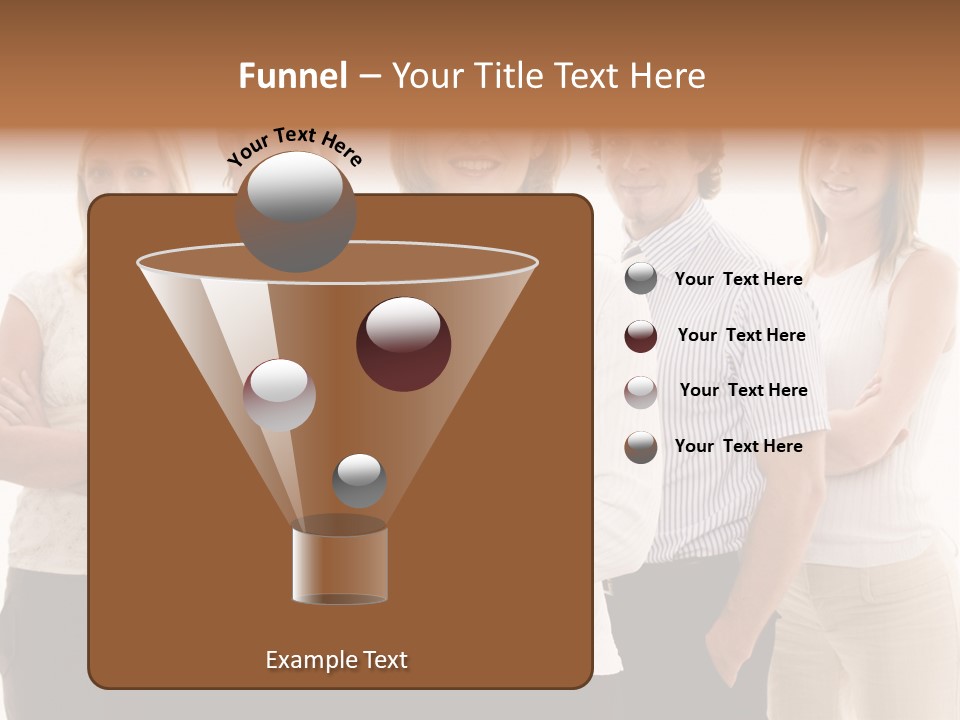 Man Smiling Together PowerPoint Template