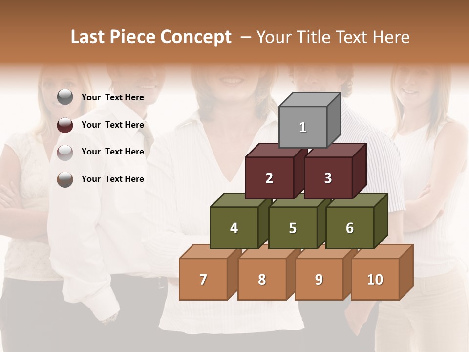 Man Smiling Together PowerPoint Template