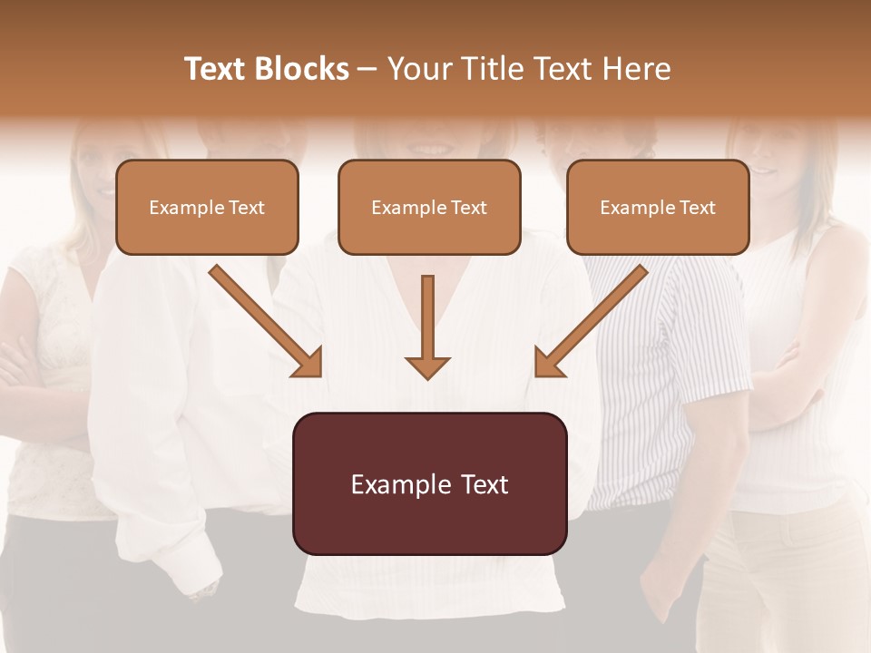 Man Smiling Together PowerPoint Template